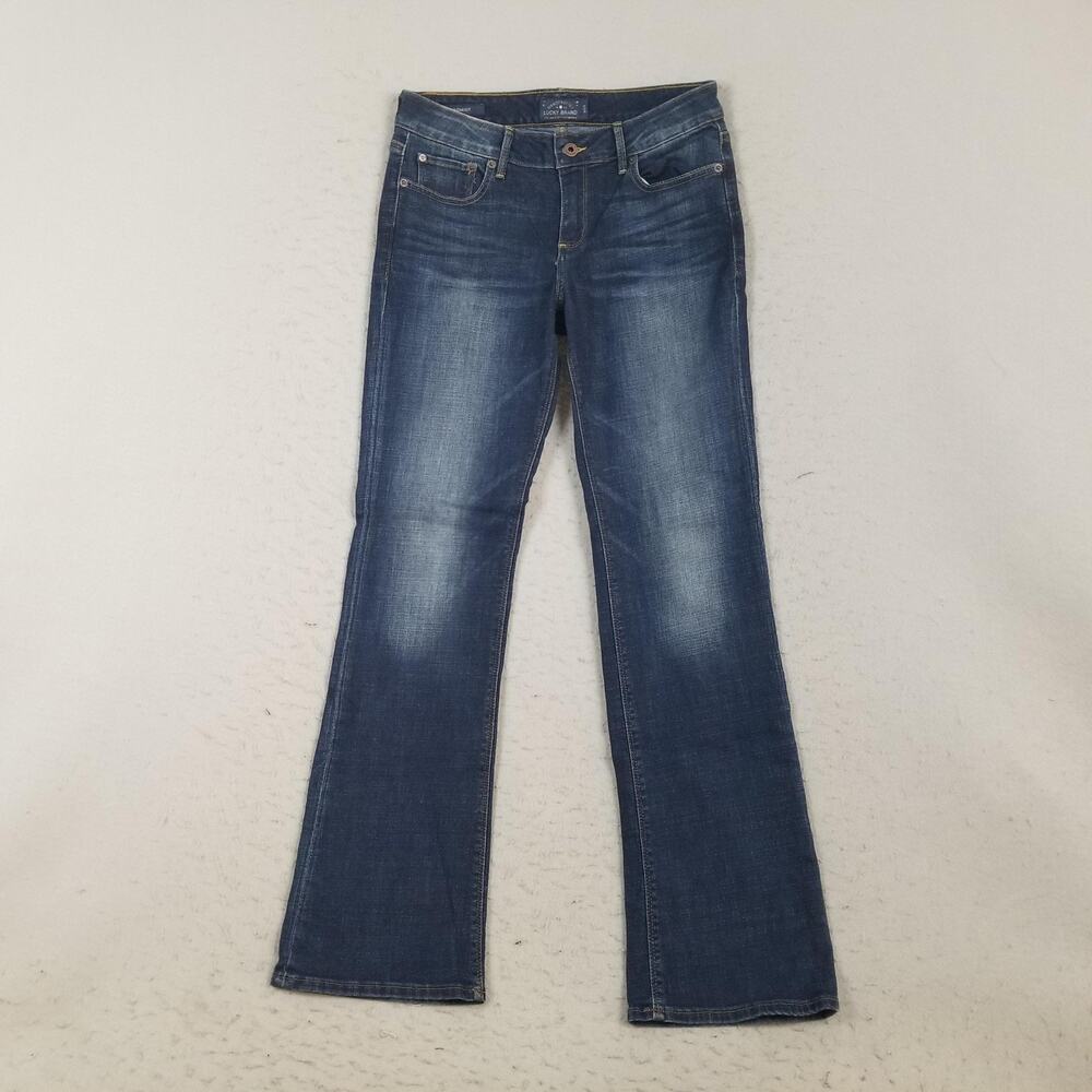 Lucky Brand Lolita Boot‎ Jeans Womens Blue Bootcut Stretch Denim Medium Wash